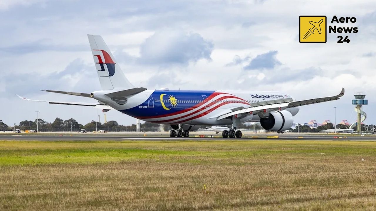 Malaysia Airlines' new Airbus A330neo lands in Sydney