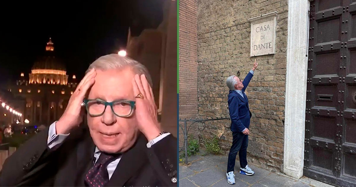 López-Dóriga was caught asking about bars at Dante Alighieri's house.
