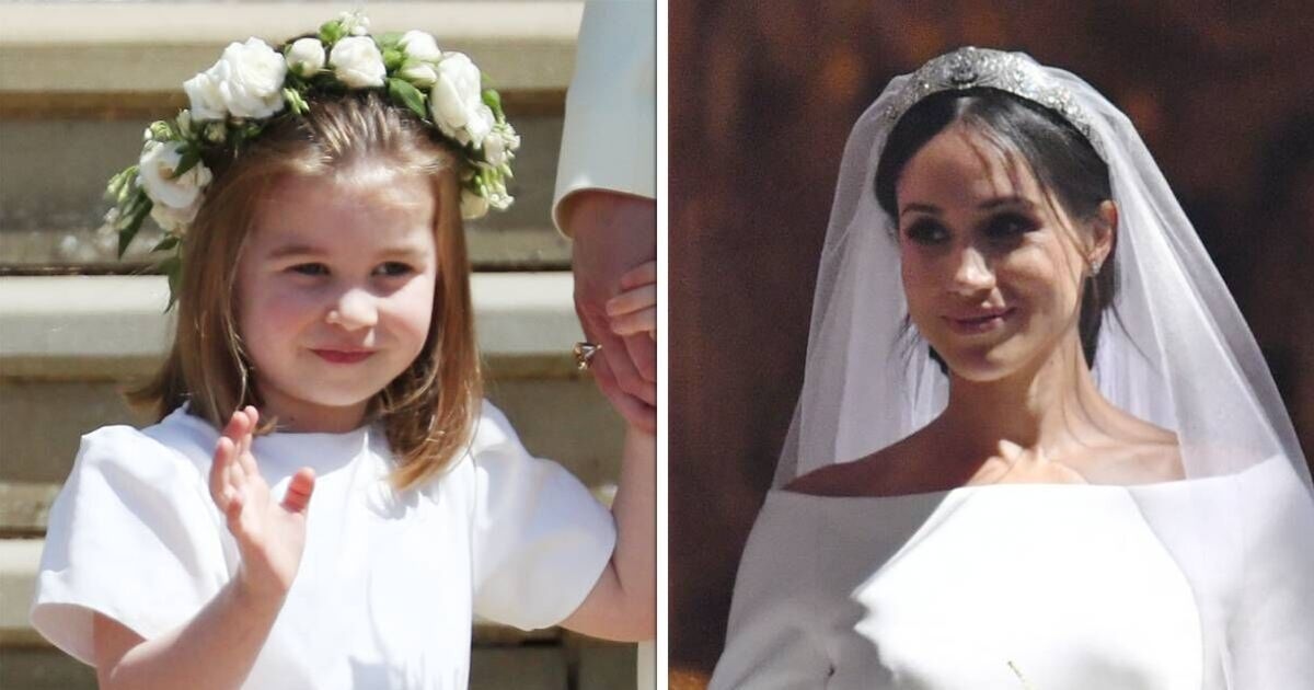 La reacción de Meghan Markle ante la princesa Charlotte en su boda después de que la pelea entre las damas de honor se volviera viral