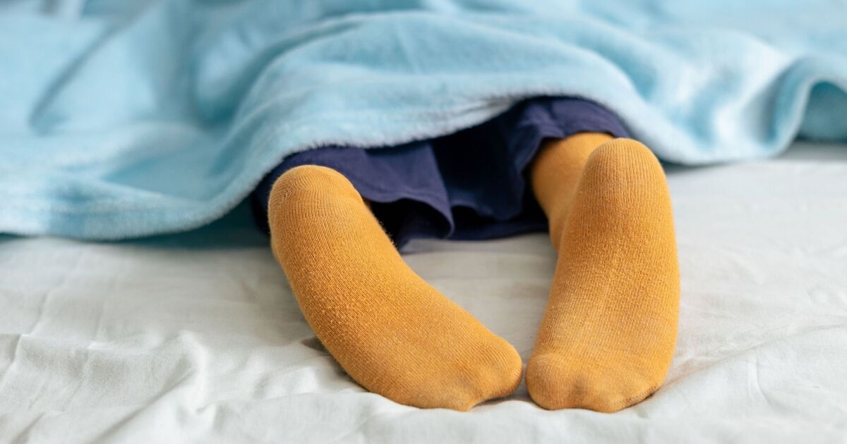 Los británicos advierten sobre el uso de calcetines para dormir