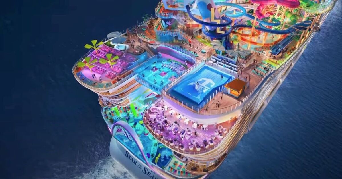 Neues Kreuzfahrtschiff mit dem weltweit größten Wasserpark auf See startet im August