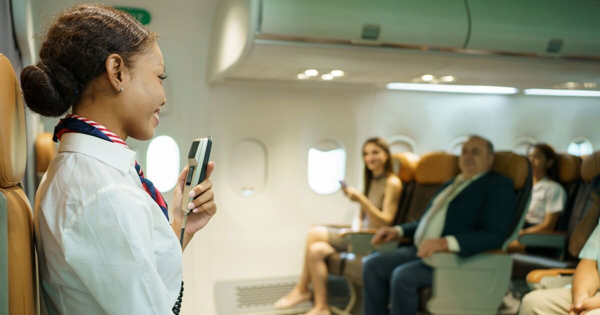 Flight attendant shares details of 'secret code' they use to talk about passengers