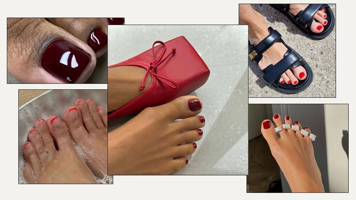 Las tendencias de pedicura van y vienen, pero este color clásico siempre reinará supremo