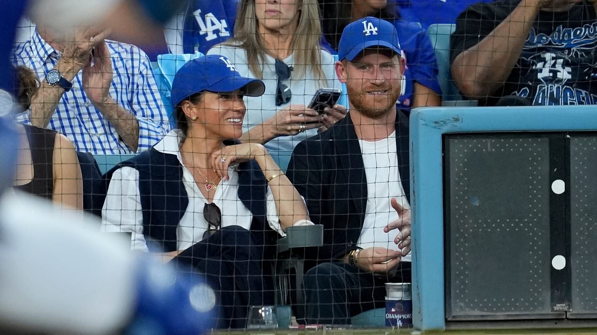 Meghan und Harry genossen einen Date-Abend in der ersten Reihe beim World Series-Spiel der Dodgers