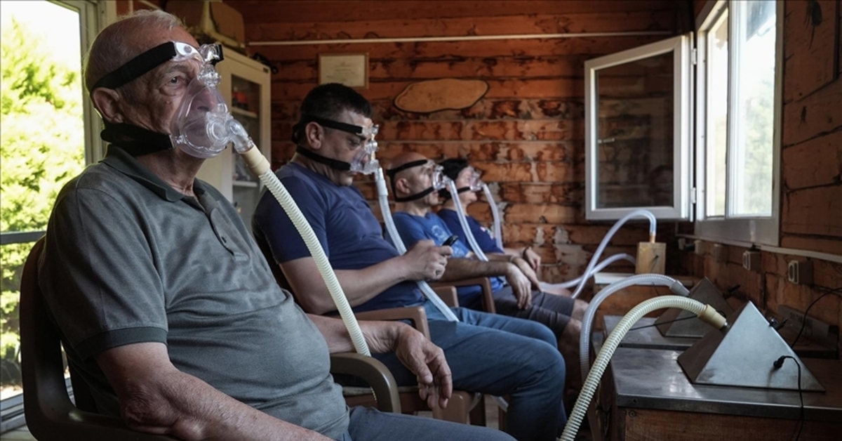 Arı havasıyla şifalanıyorlar