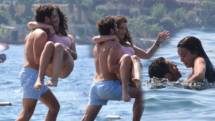 ¡El famoso actor y su novia disfrutan de unas vacaciones románticas! Espectáculo en alta mar...