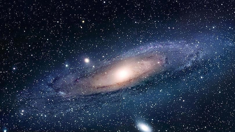 Mysterious light at the center of the galaxy could be a trace of "dark matter"