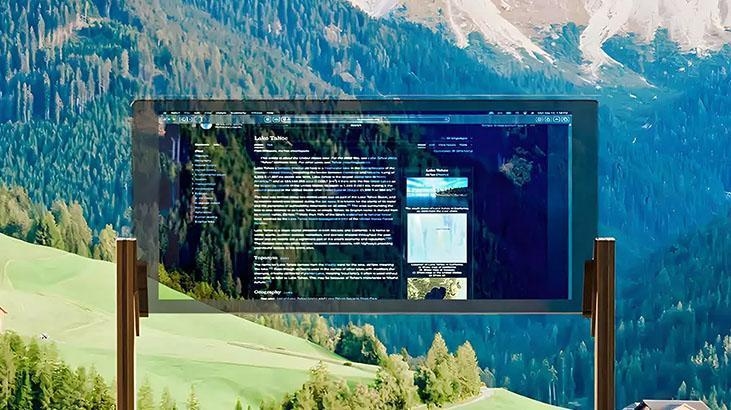 Возможен ли экран, подобный стеклу? Создан первый в мире прозрачный монитор.