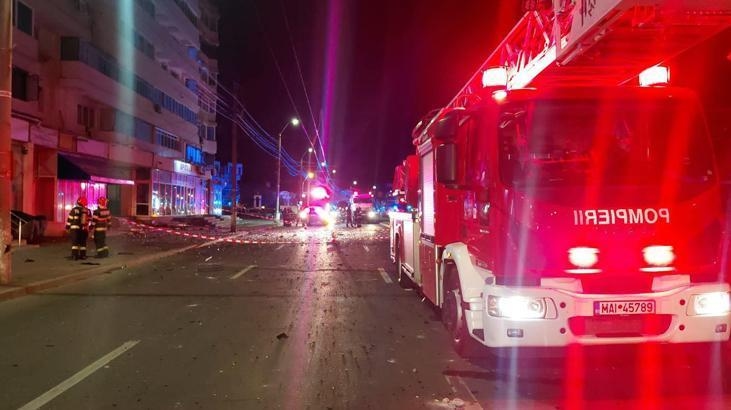 Romanya'da bir apartmana Rus İHA'sı düştü: 2 yaralı