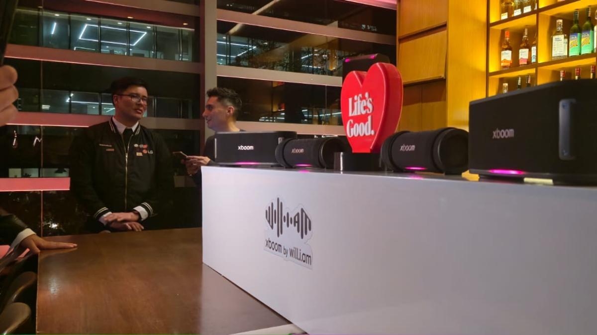 LG launches its new Xboom speakers with artificial intelligence in Colombia.