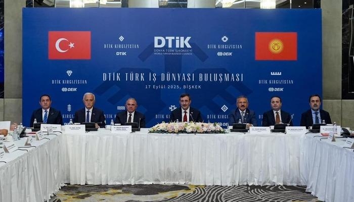 Vizepräsident Yilmaz traf sich mit türkischen Geschäftsleuten in Kirgisistan