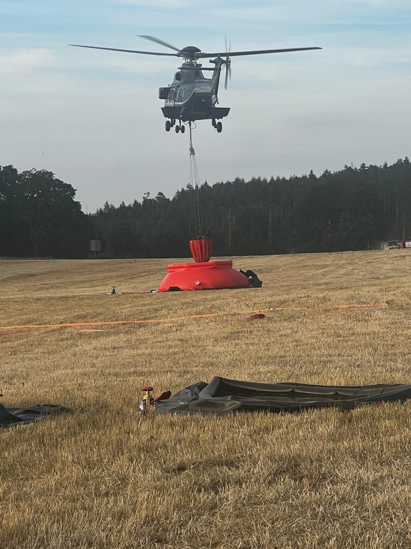 BPOLD 11: Hubschrauber der Bundespolizei unterstützten erneut bei der Waldbrandbekämpfung