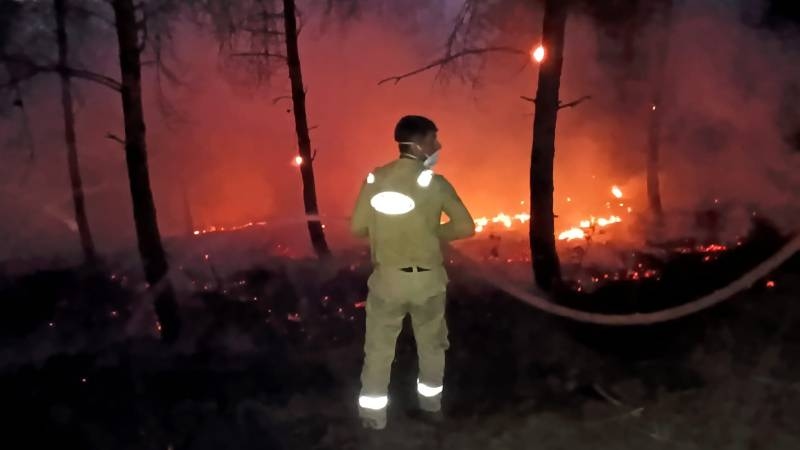 Day two of the fire in Sakarya: Neighborhoods at risk evacuated, flames reduced