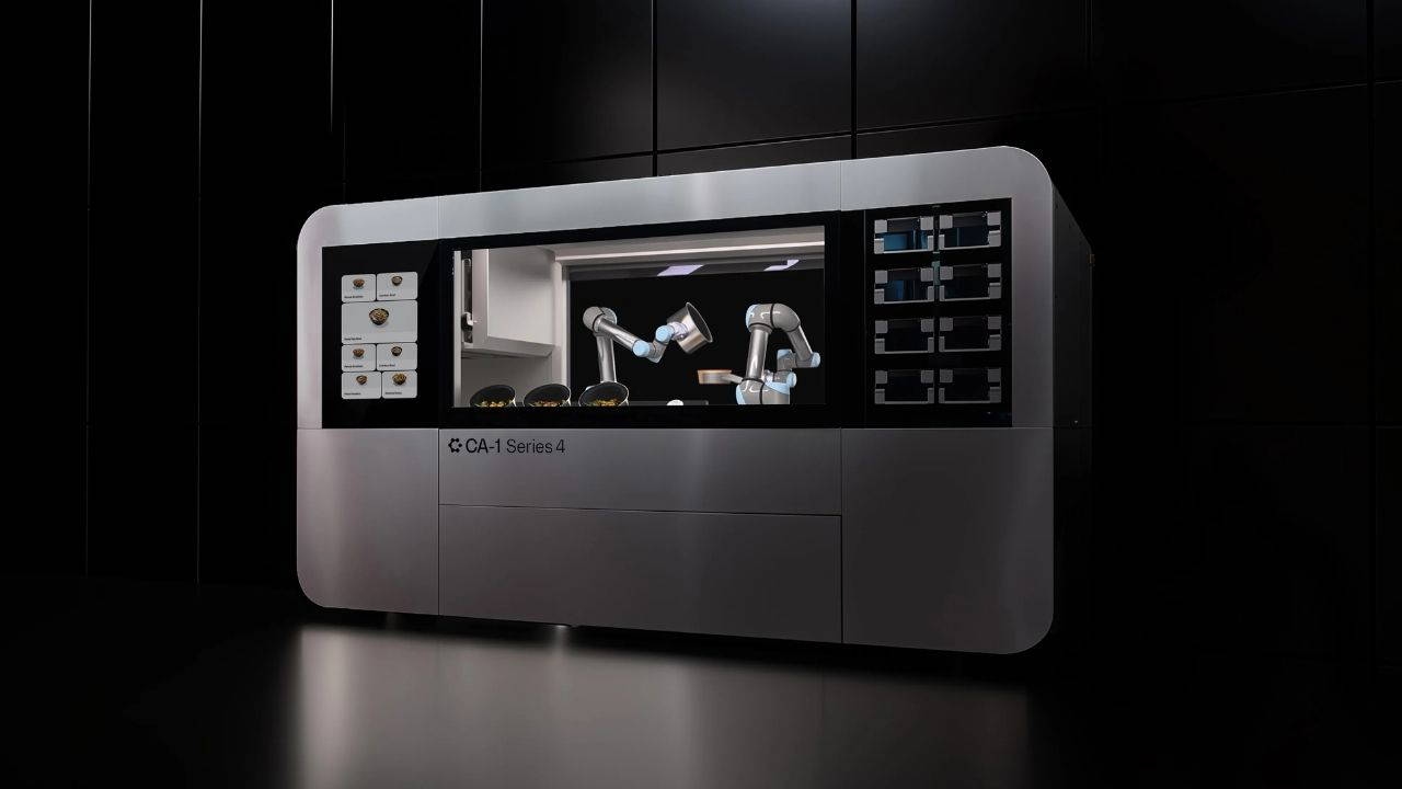 Roboterküchen mit künstlicher Intelligenz; Zubereitung von 120 Mahlzeiten pro Stunde