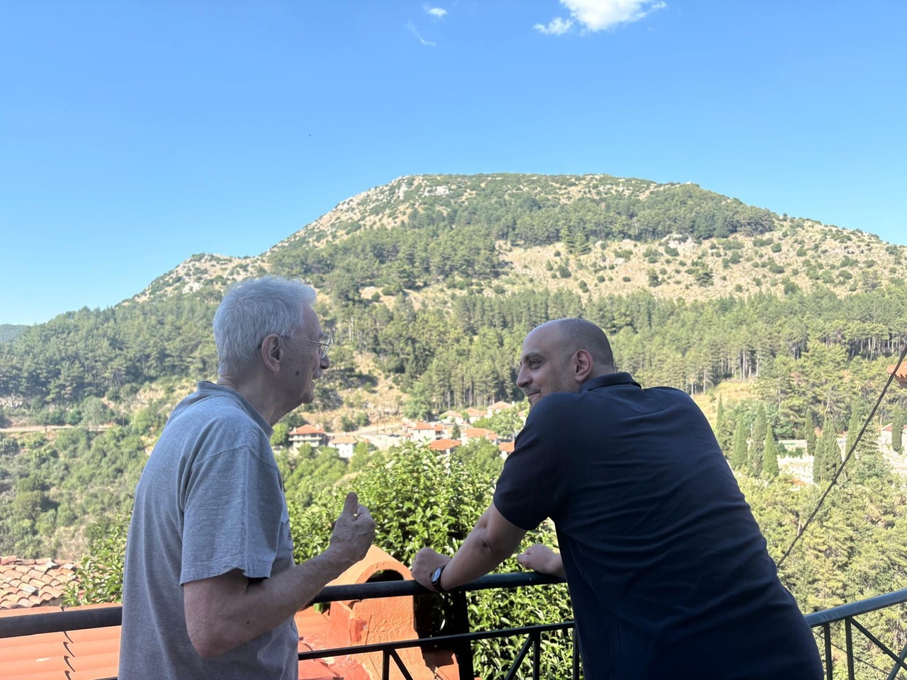Bilgehan Uçak wrote: In Dimitsana with Herkül Millas