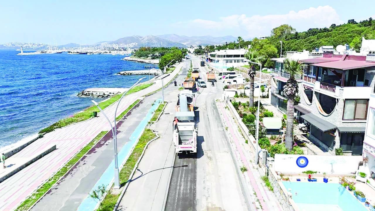 Intensive work for the new face of Bodrum
