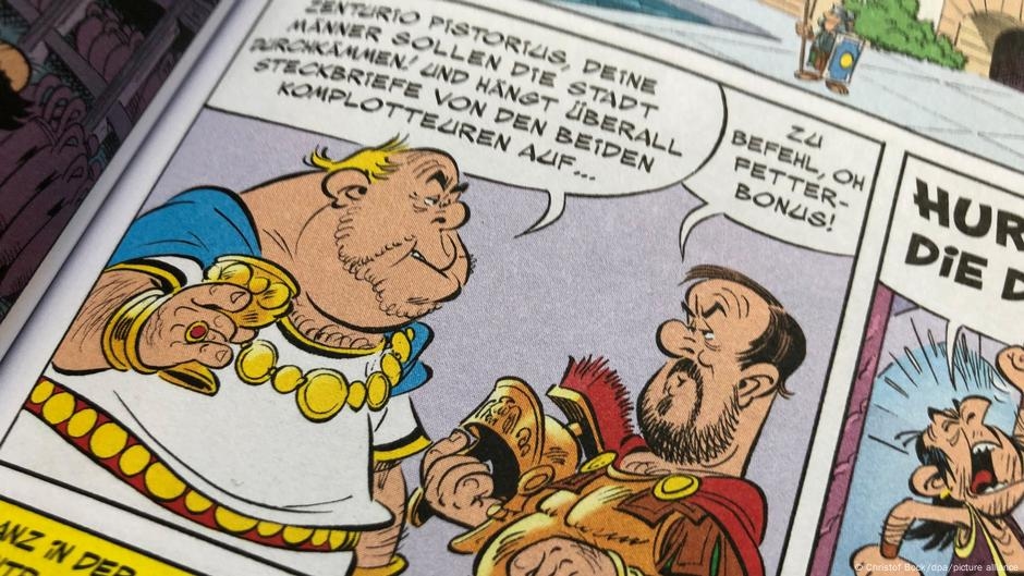 Germany's defense minister in the new "Asterix" comic?