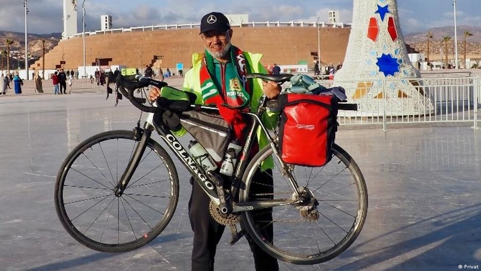 Marokko-Fan - 3.000 Kilometer mit dem Fahrrad zum AFCON