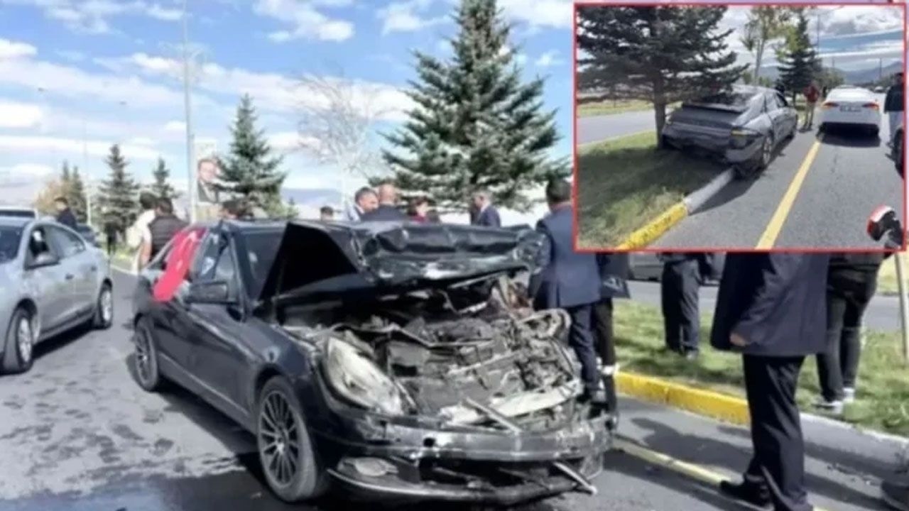 Accident in Yavuz Ağıralioğlu's convoy!