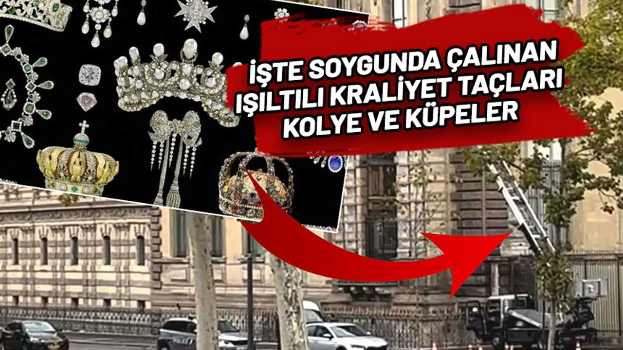 Hırsızlar paha biçilmez mücevherleri Louvre'den 7 dakikada inanılmaz bir yöntemle çaldı
