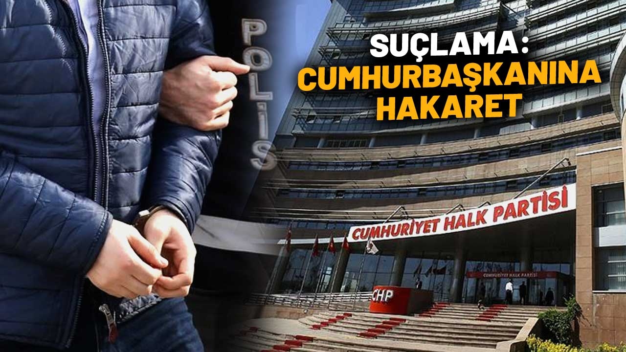CHP Kemalpaşa Youth Branch President and 3 people were arrested