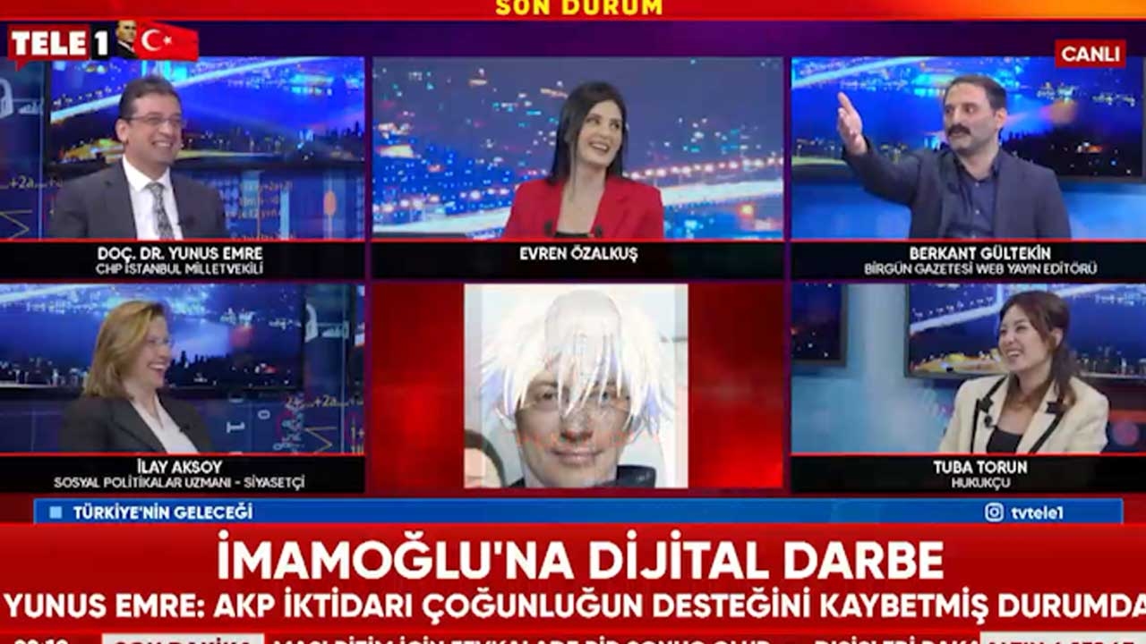 CHP'li Yunus Emre'nin İmamoğlu'na benzerliği stüdyoyu kahkahaya boğdu