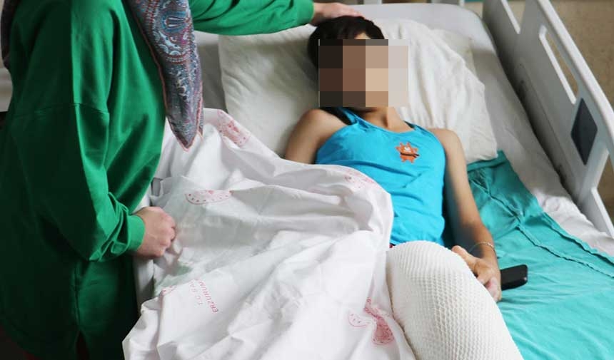 They burned an 11-year-old boy's foot as a joke