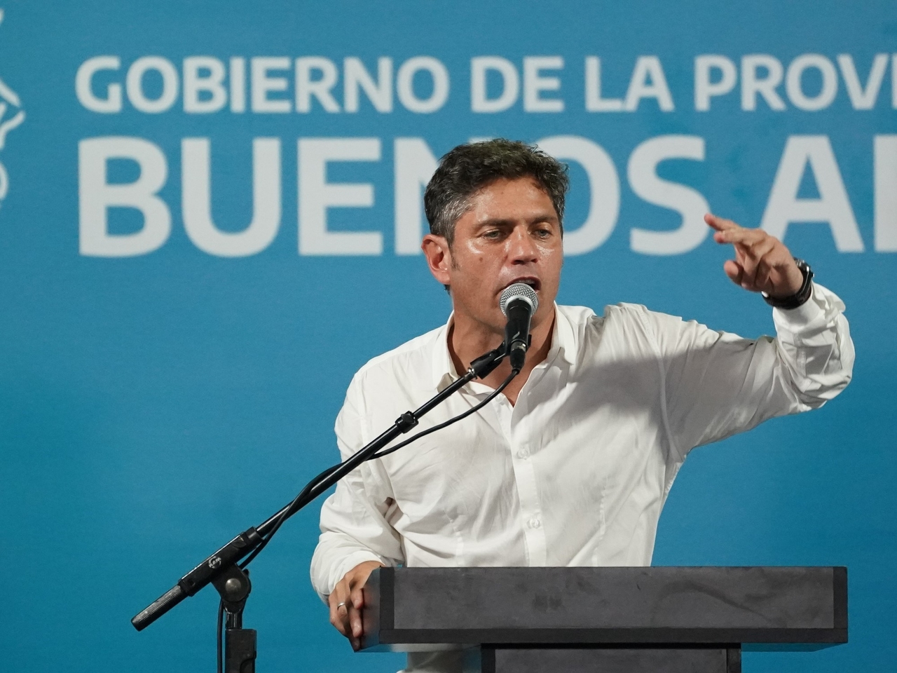 Kicillofs neue Kritik an Milei: Er warf ihm vor, Hass zu schüren und die Provinz ruinieren zu wollen.