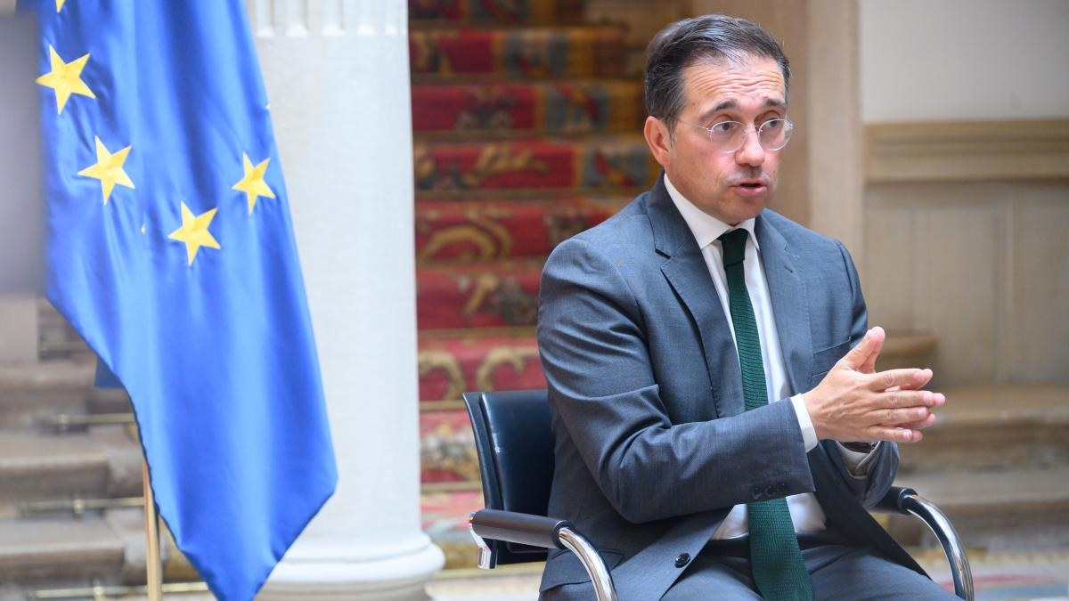 José Manuel Albares: "Spain defends the same values ​​in Washington and Beijing"