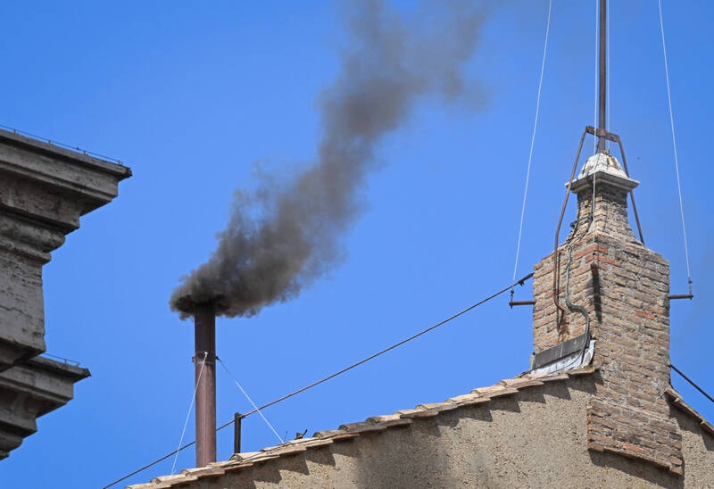 Pyrotechnics in the Vatican: The chemistry behind the white and black smoke