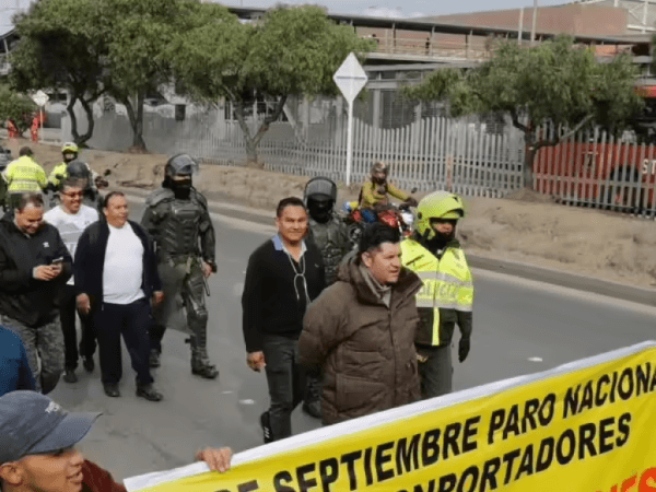 There will be a mobilization of drivers in Bogotá this Tuesday against the Galán administration.