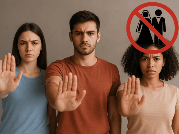 Mehr als die Hälfte der jungen Menschen will nicht heiraten: Das sind ihre Gründe