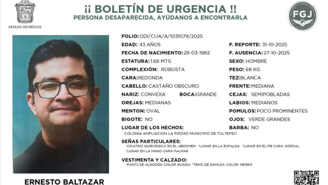 A priest has been reported missing in Tultepec, State of Mexico.