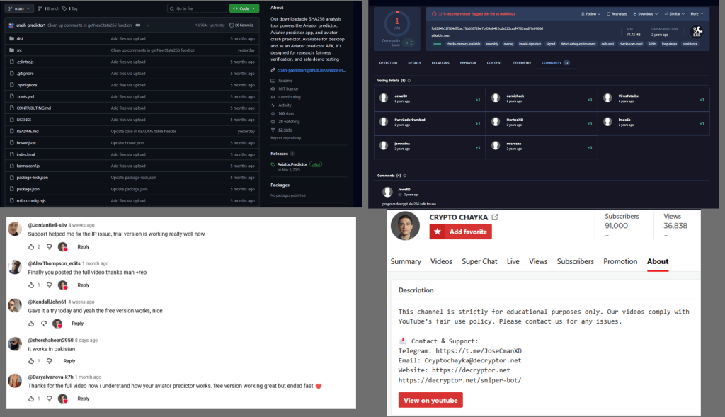 Scammers Use Fake GitHub Stars, VirusTotal Reviews to Spread Crypto Clipper
