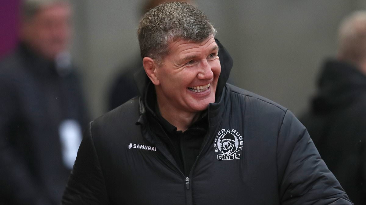 'We're going to blow away anything we've achieved so far': Exeter's 'addicted' boss ROB BAXTER on why he signed new Chiefs deal, how his side will tackle Sarries, the club's US cash injection and why rugby is like milking a herd of cows