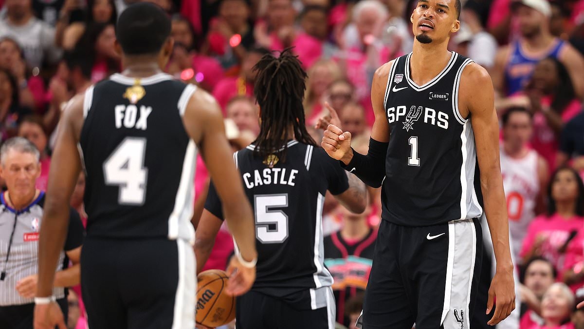 Trump raises concern over NBA player's gesture during national anthem... before Spurs star appears to hit back