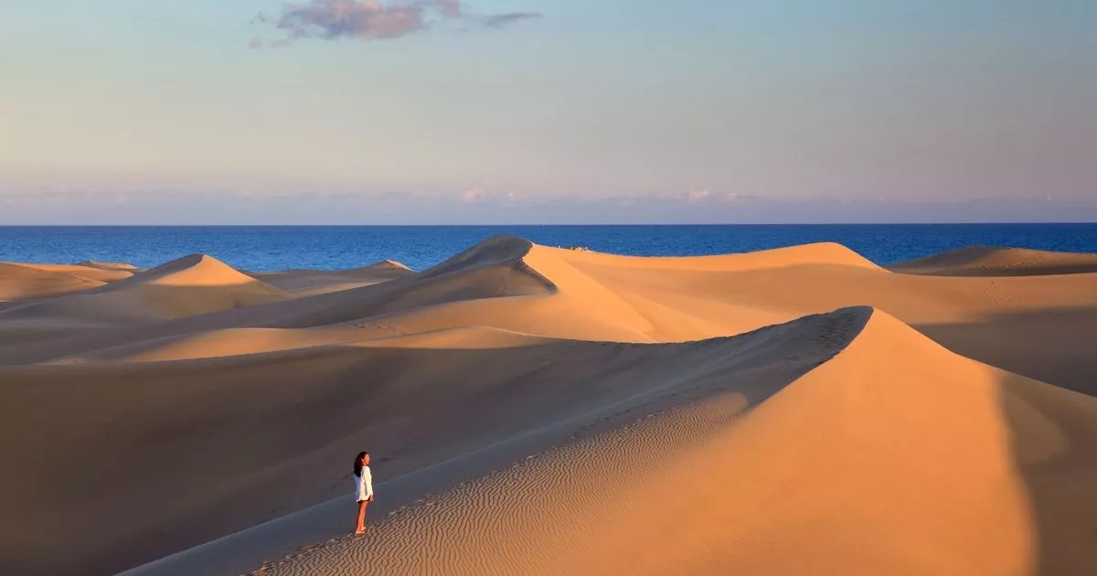 Briten können diese Woche für 23 Pfund an Europas sonnigsten Strand im Winter gelangen.