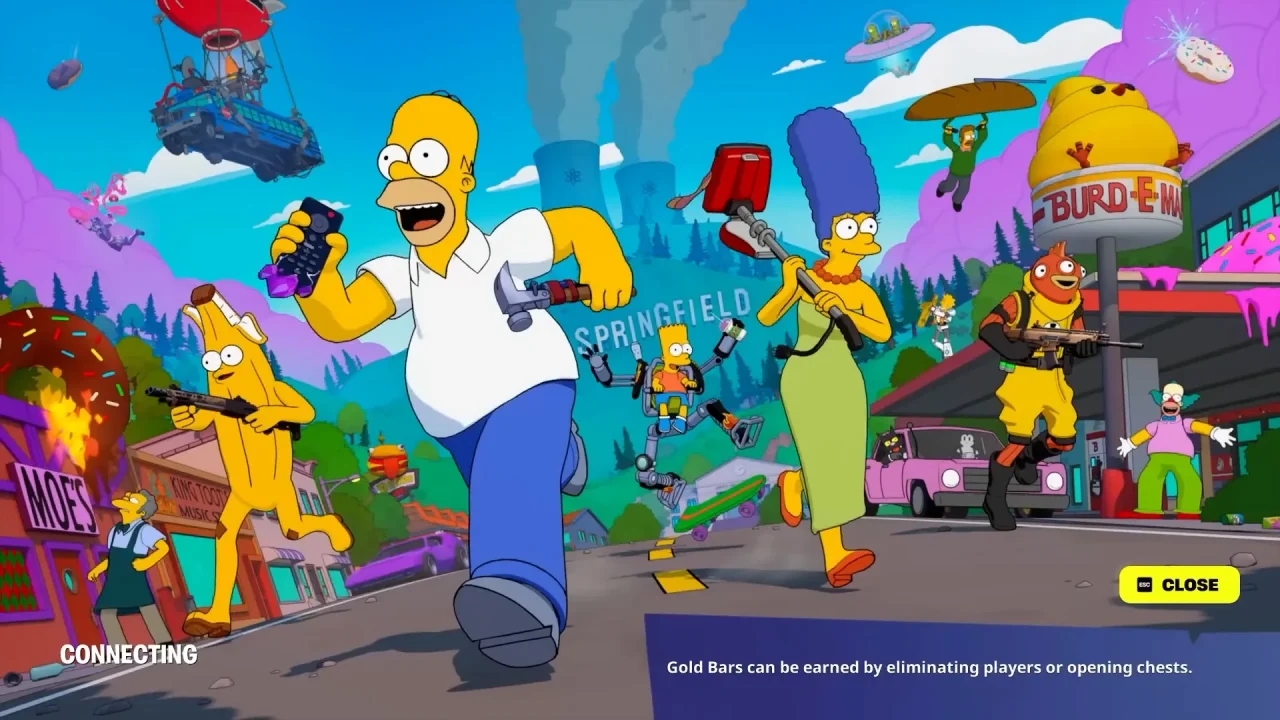 Fortnite kündigt Mini-Event mit den Simpsons an.