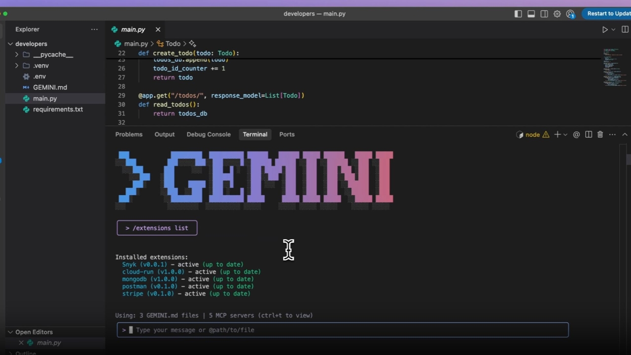Запуск расширений Gemini CLI: настройте свой интерфейс командной строки