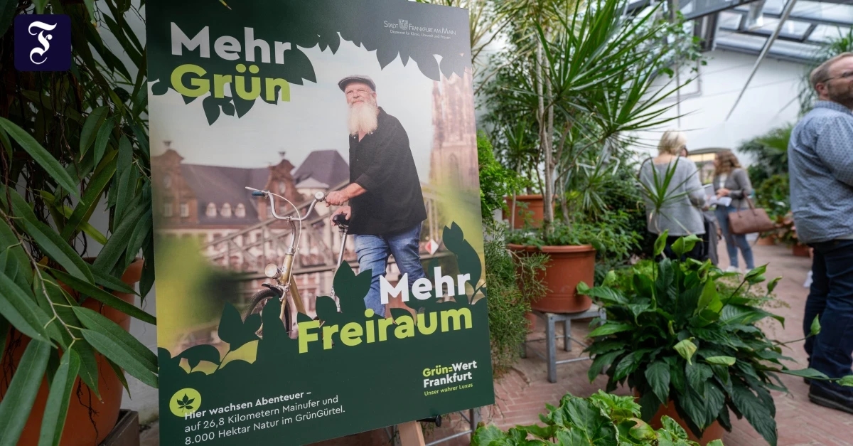 Umweltkampagne in Frankfurt: Fragwürdige Plakataktion in Wahlkampf-Grün